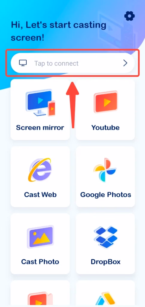 Appuyez pour vous connecter
