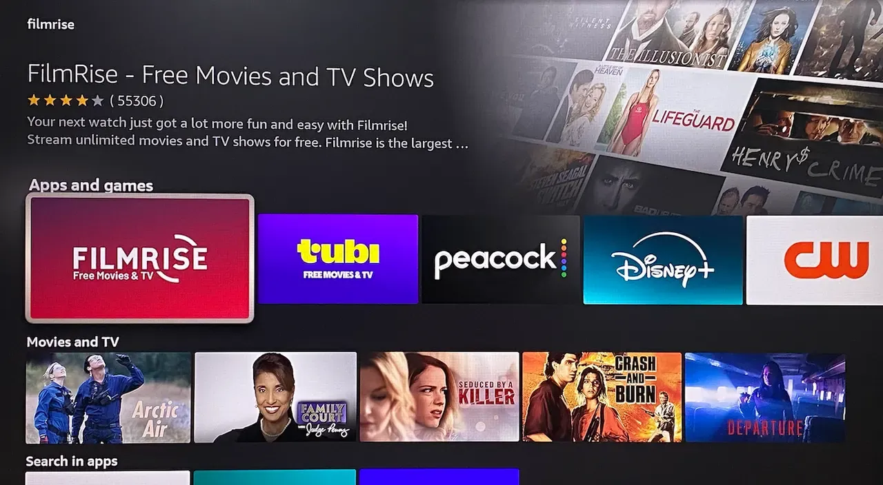 FilmRise on FireStick