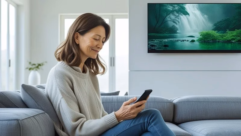 control a TV with a smartphone
