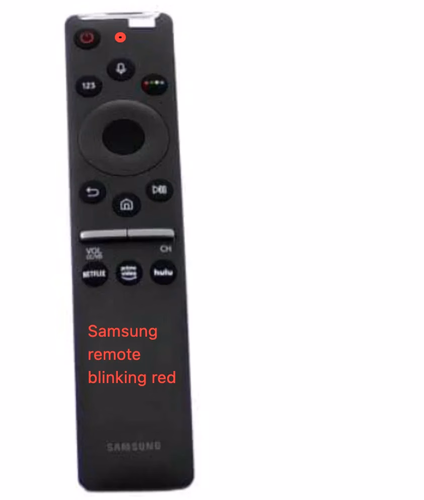 Samsung Remote Blinking Red