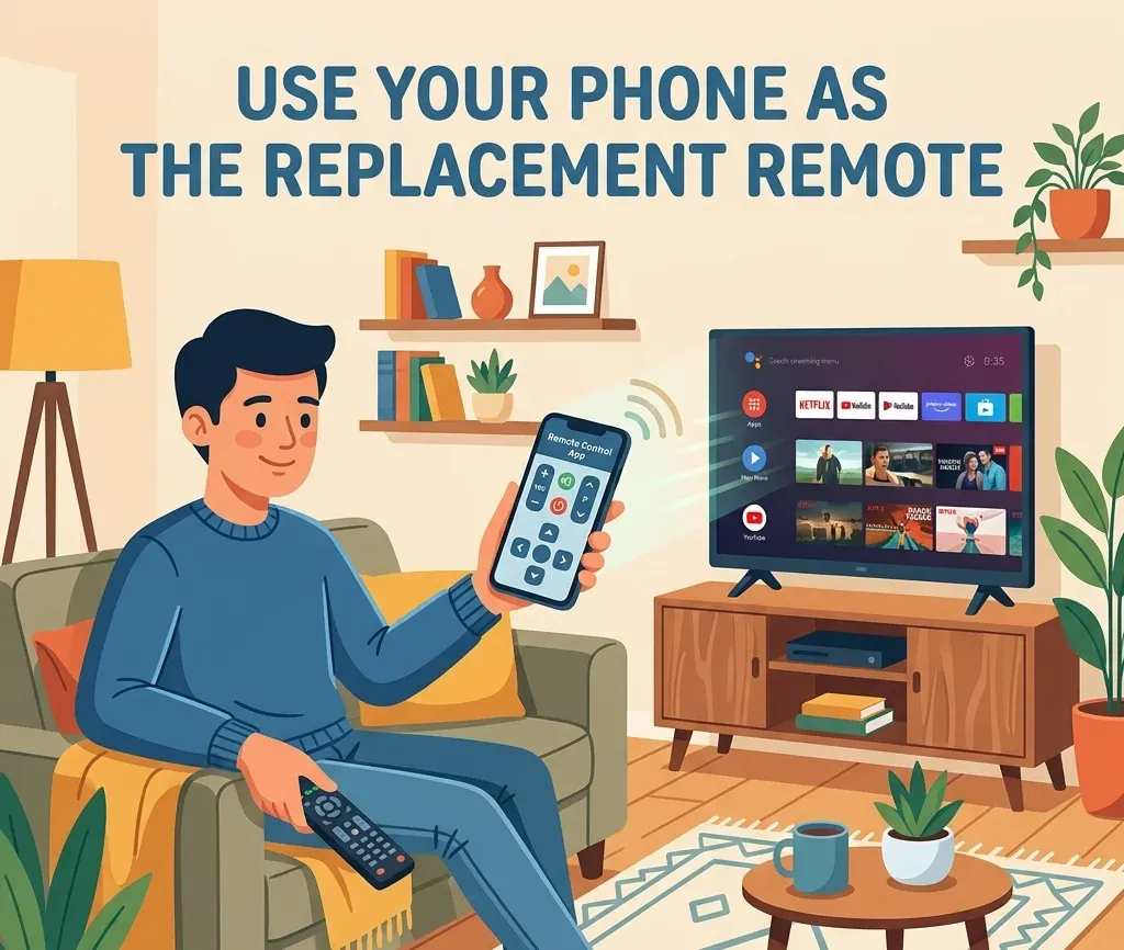 Use your phone as the replacement remote