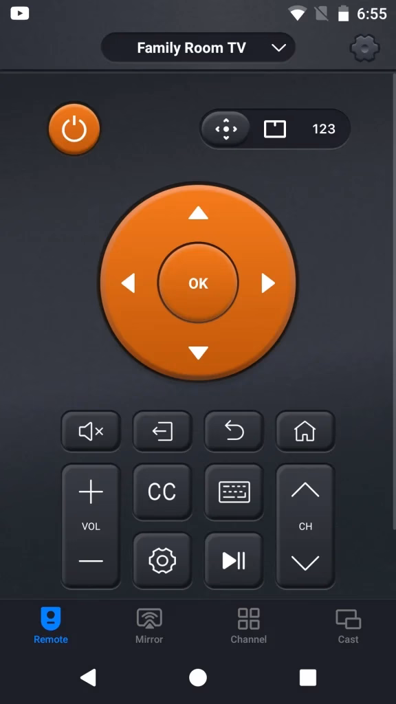 set up the connection between the app and Vizio TV