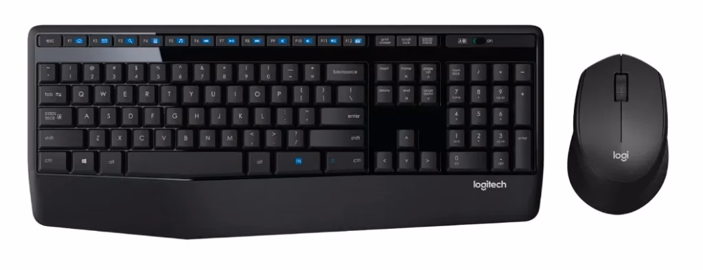 A USB keyboard and USB mouse