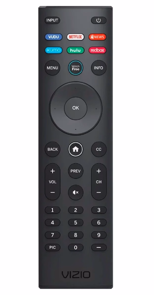 Vizio smart TV remote