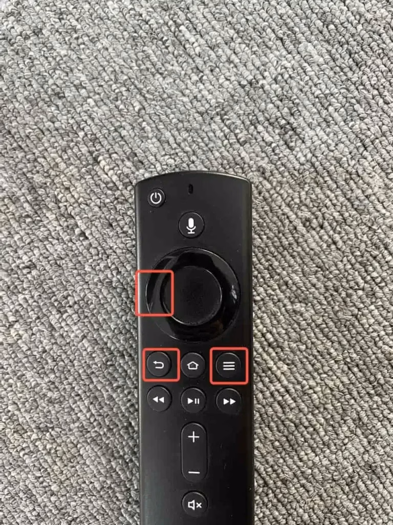 reset Firestick remote