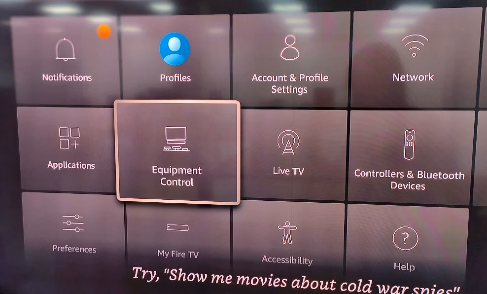 choose Equipment Control