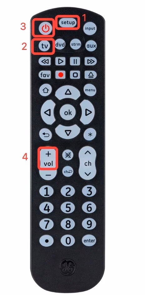 Program GE Universal Remote to Vizio TV Without Code