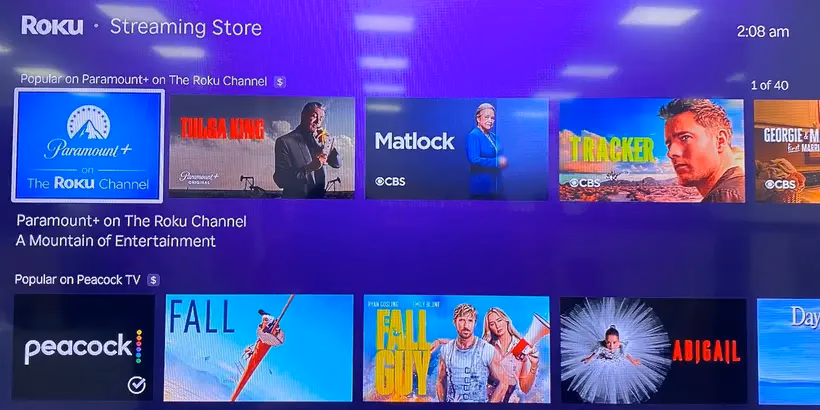 Roku Channel Store