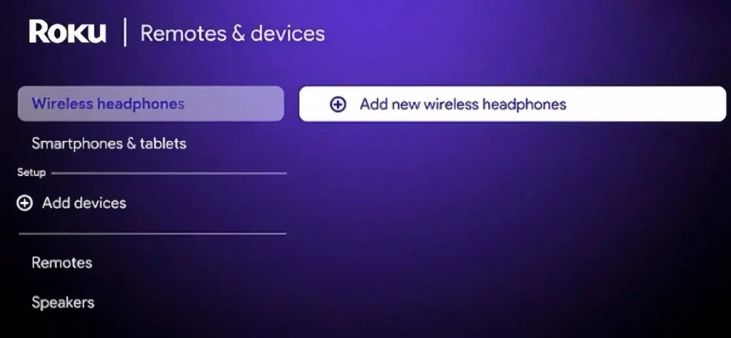 Add new wireless headphones