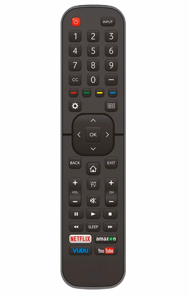 A universal remote for all Hisense TVs