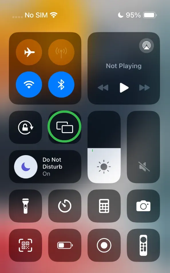 AirPlay on iPhone