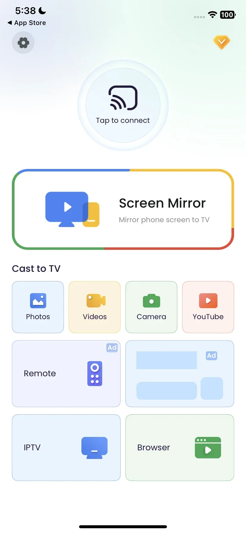 universal TV casting application