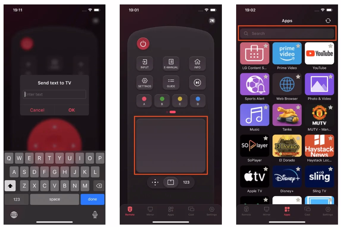 powerful functions on LG TV Remote app from BoostVision