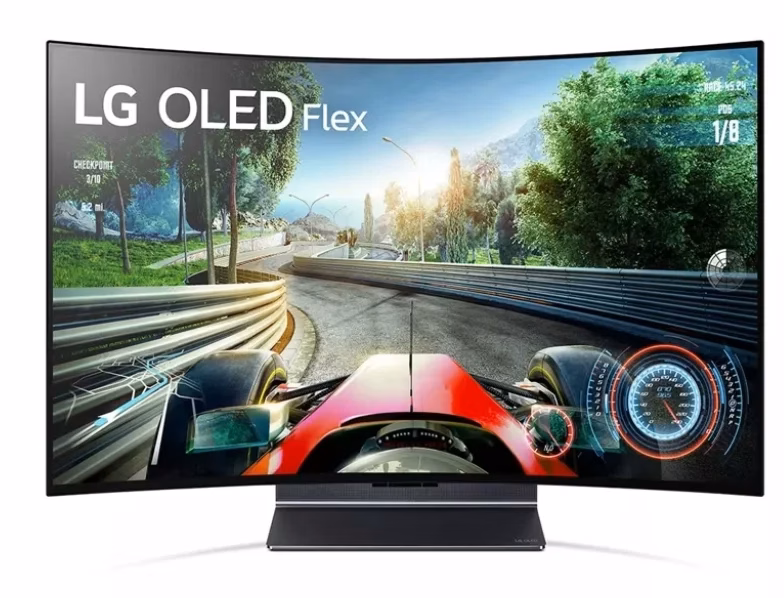 an LG OLED TV screen