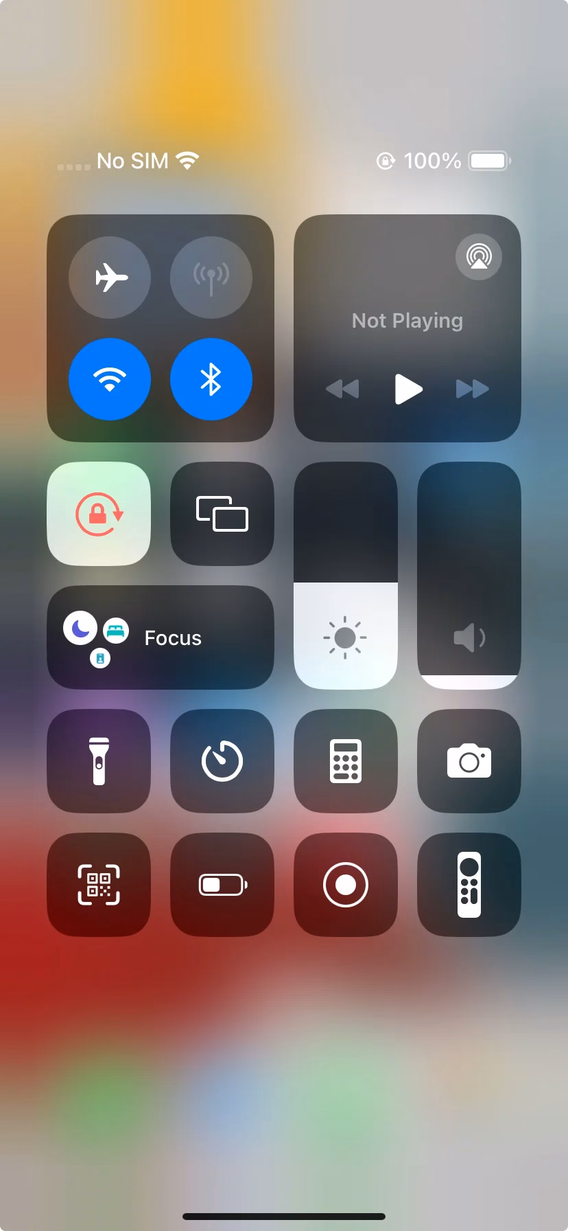 find Apple TV Remote in the Control Center