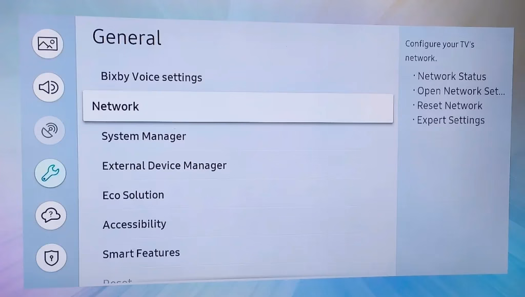 connect Samsung TV to a hotspot