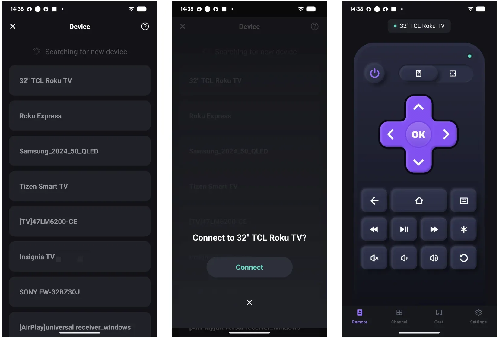 how to use Roku remote app