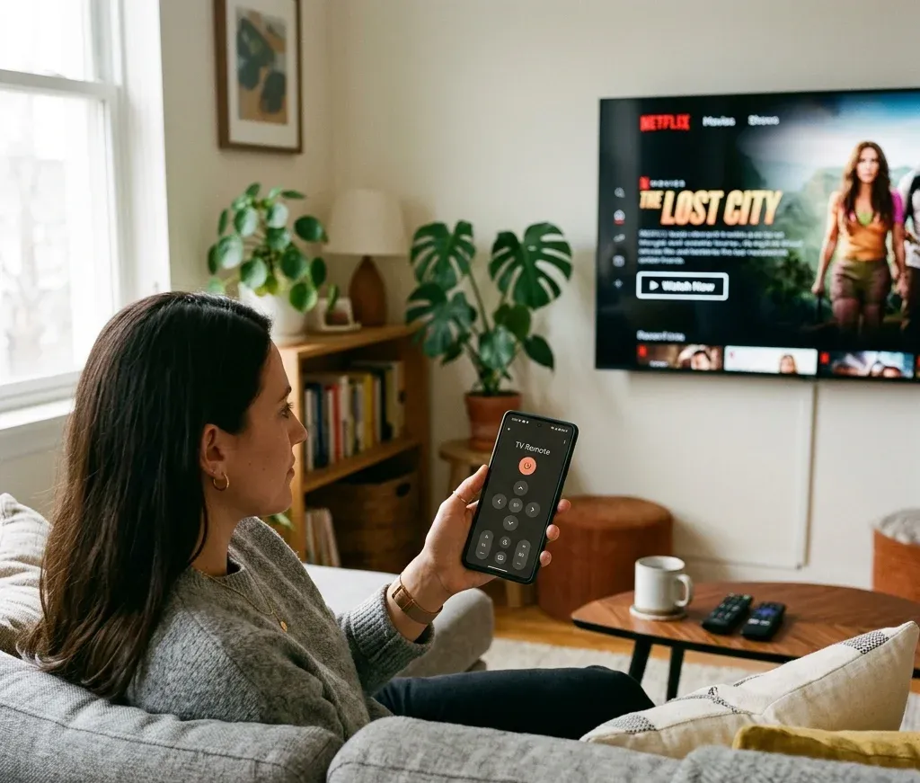 control the TV with your phone
