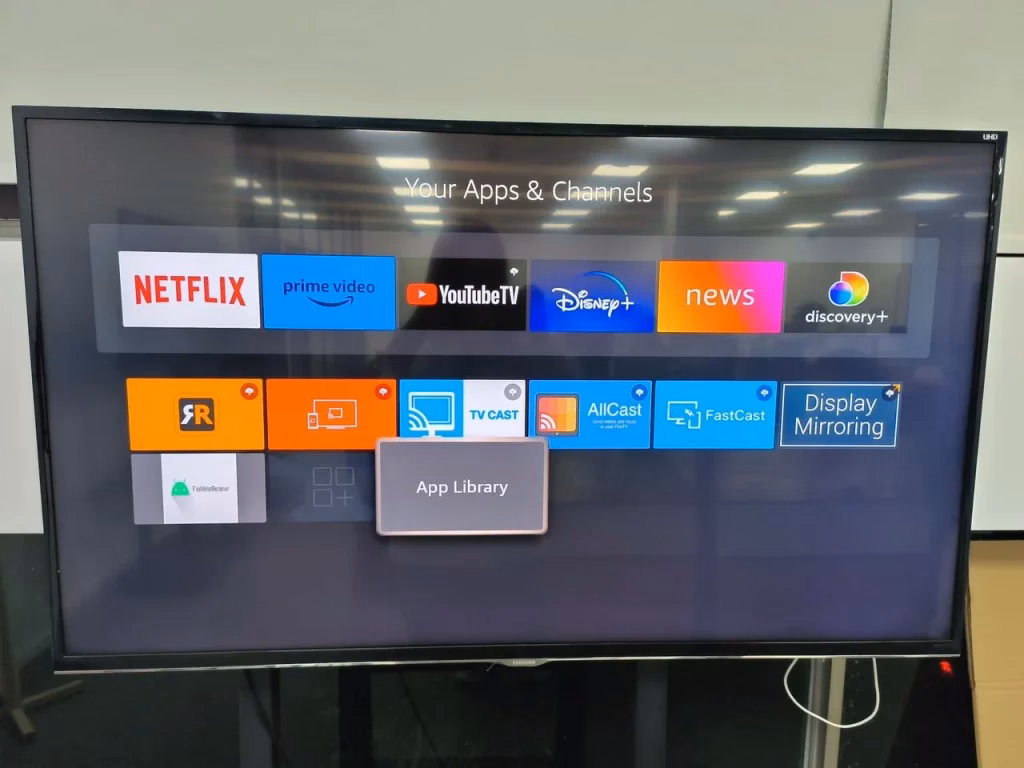 choose the App Library option