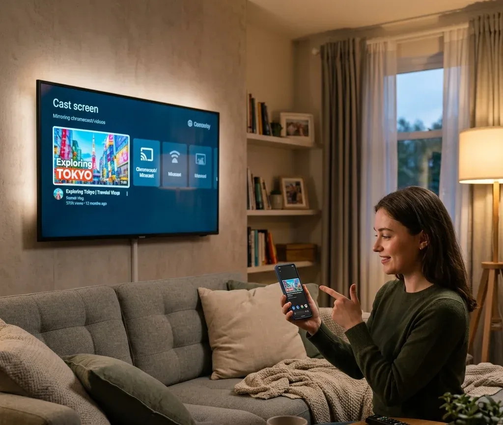 How to mirror an Android phone to a TV
