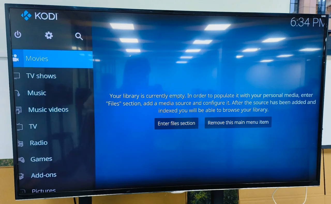 launch Kodi on Firestick