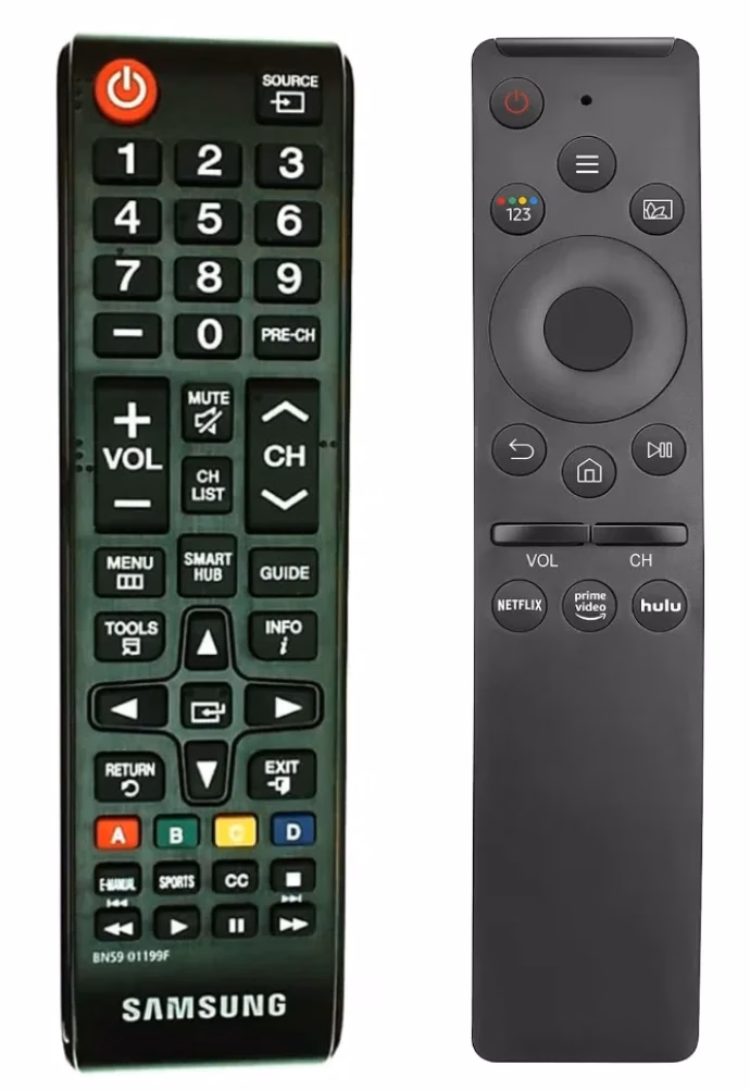 Samsung standard and smart remote