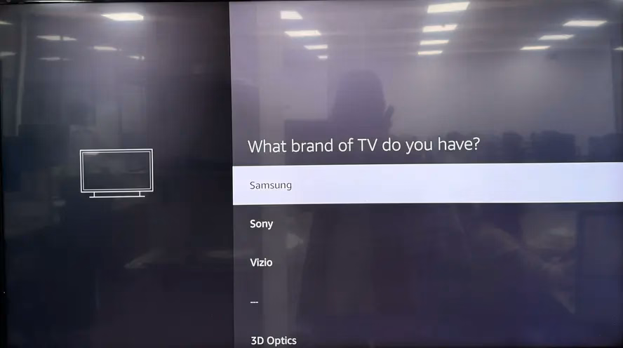 TV brands list on FireStick