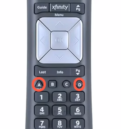 reset Xfinity remote