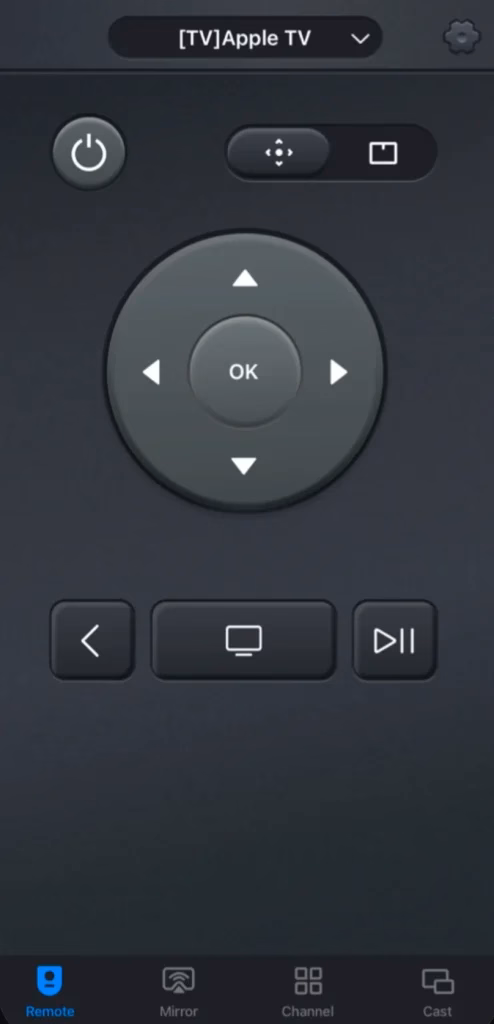 Apple TV Remote app from BoostVision