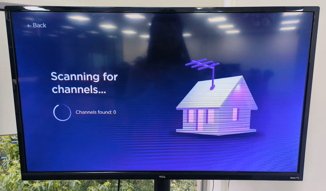 scan for channels on TCL Roku TV