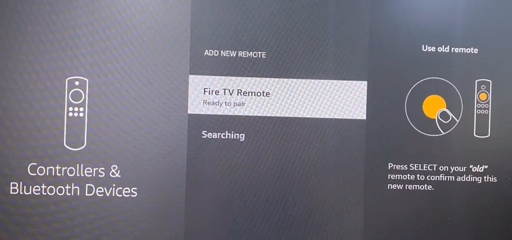 pair the Firestick remote