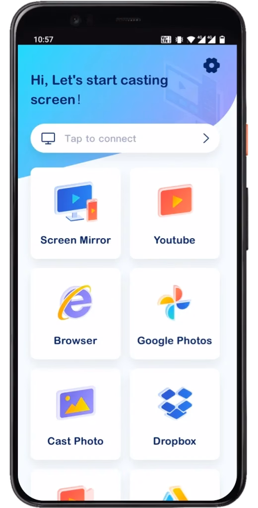 the Smart TV Cast app by BoostVision