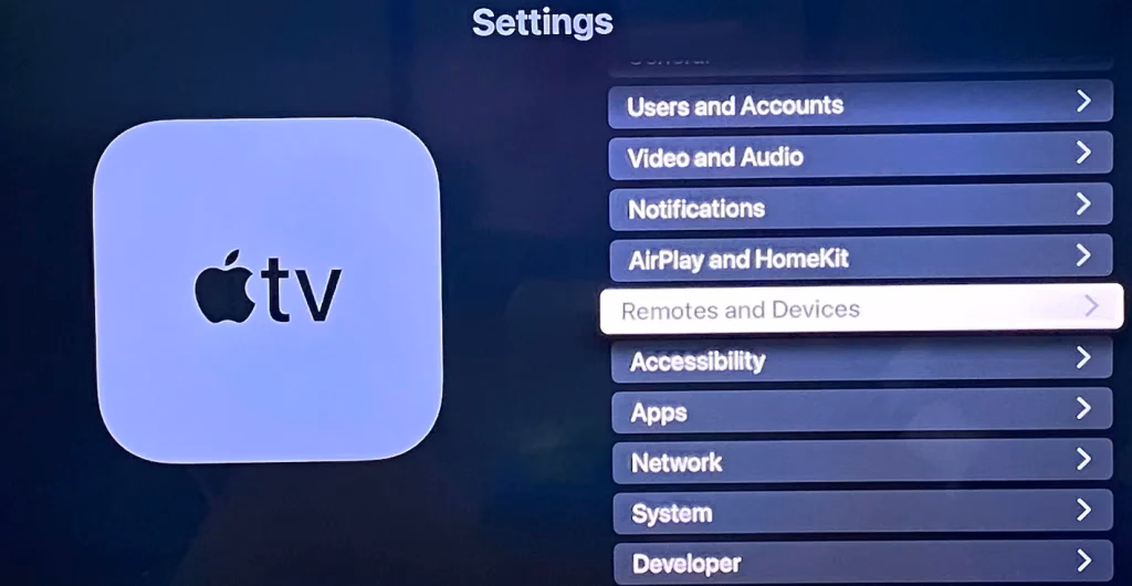 choose Remotes and Devices