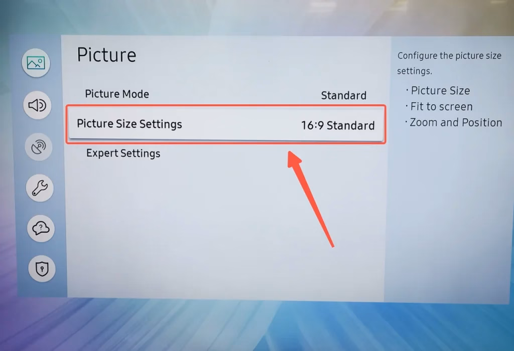 Picture Size Settings