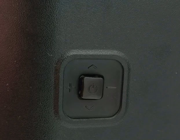find the power button on the back of Samsung TV
