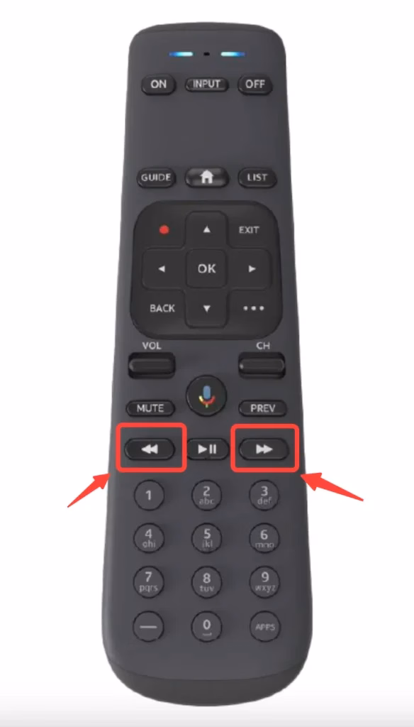 FF and Rewind button on Gemini Remote