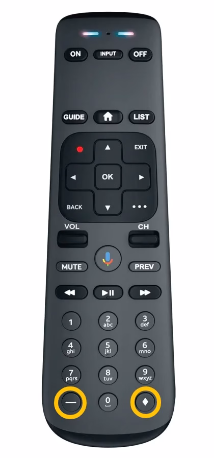 reset DIRECTV Gemini Voice Remote Control