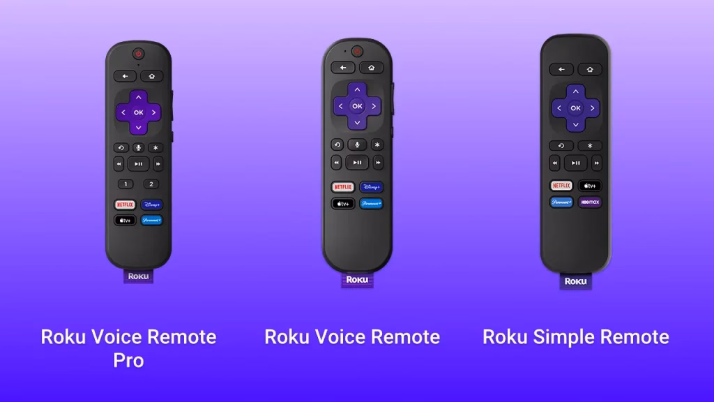 different types of Roku remotes