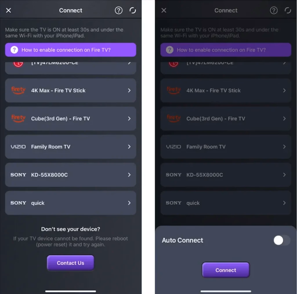 the connection process