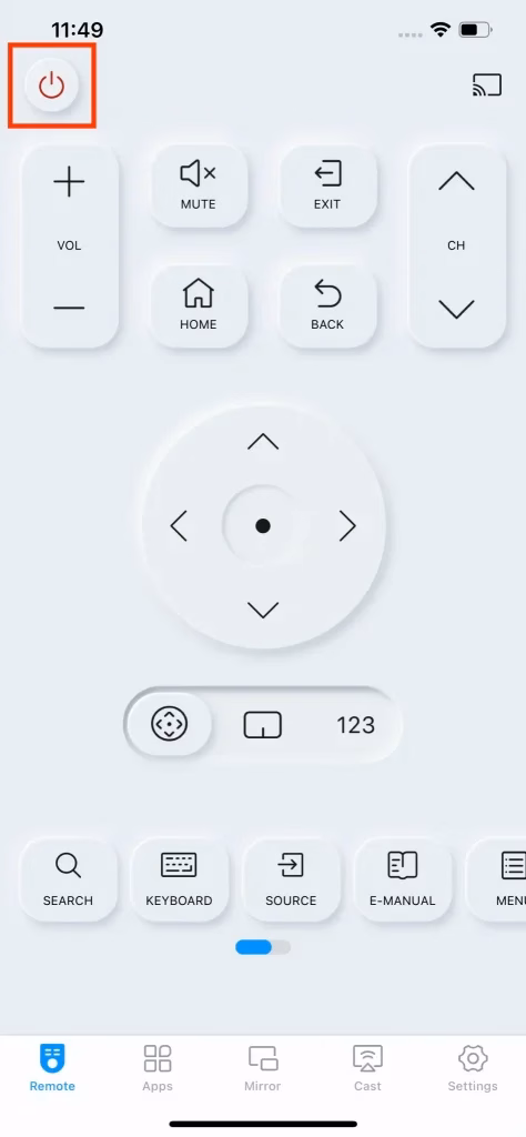 Télécommande Samsung TV par BoostVision.