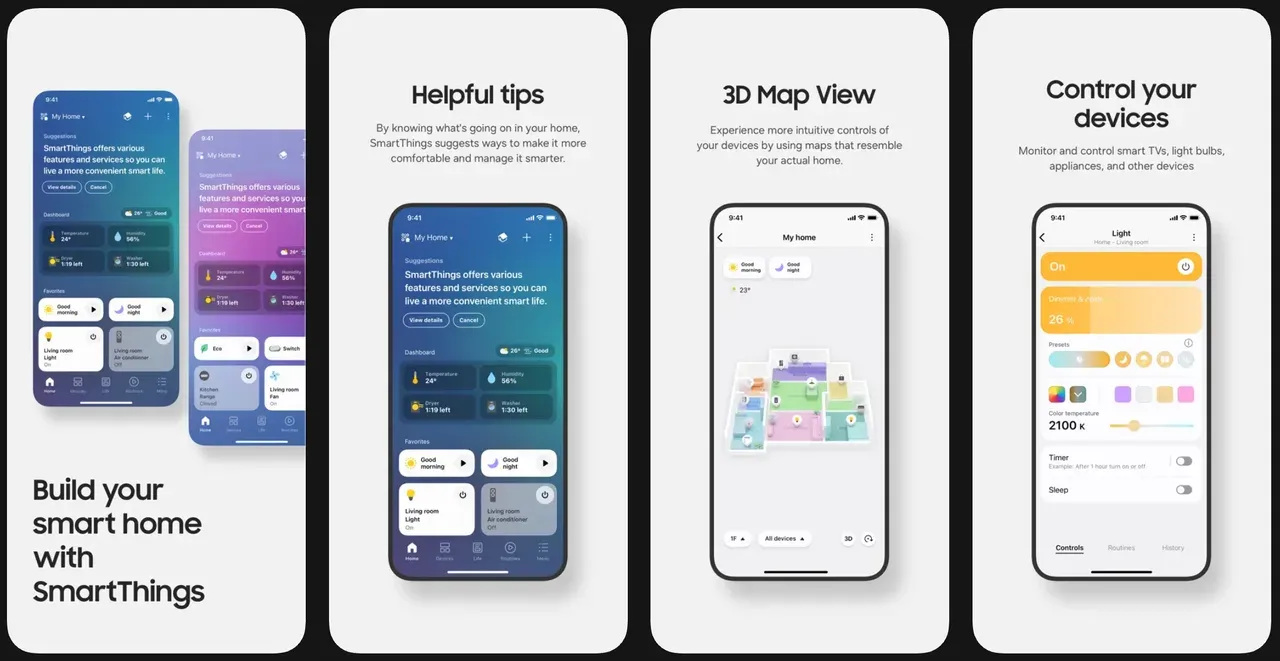 Samsung SmartThings app