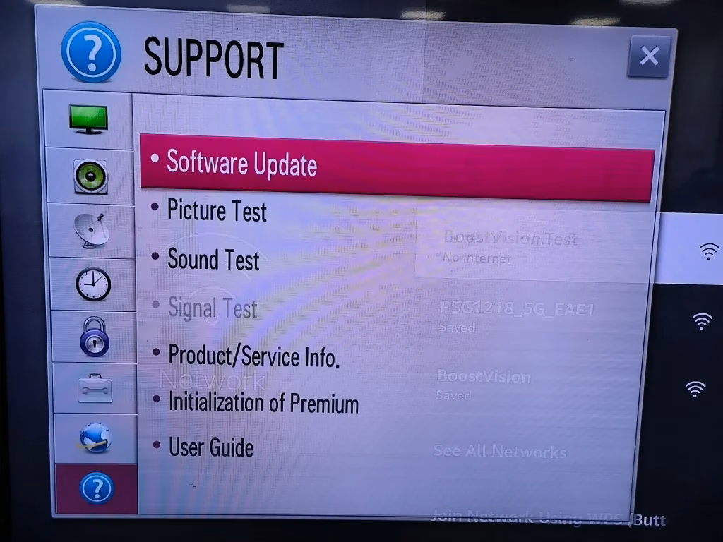 select Software Update
