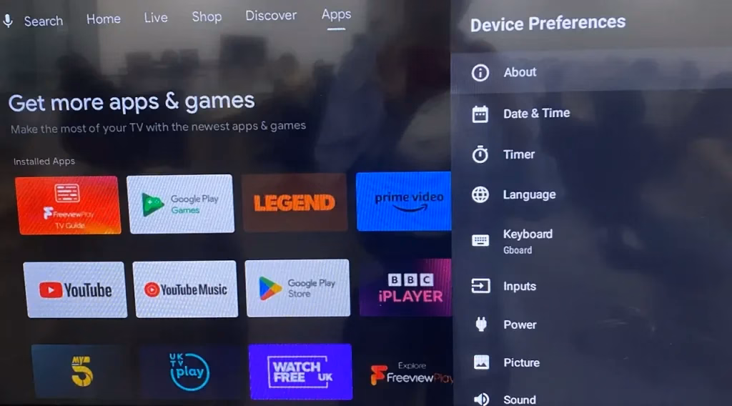 choose About on the system menu