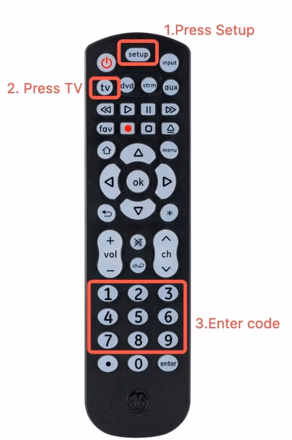 GE universal remote