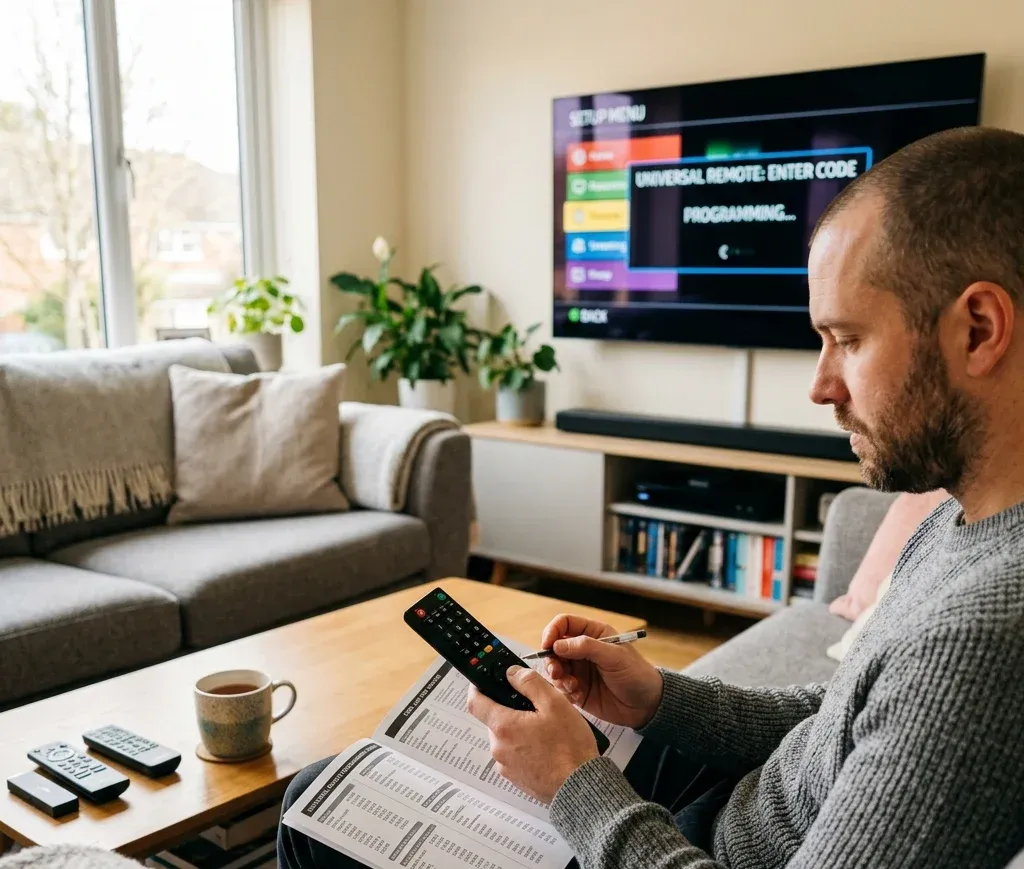 How to program a universal remote with codes