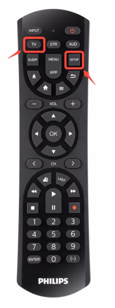 set up universal remote