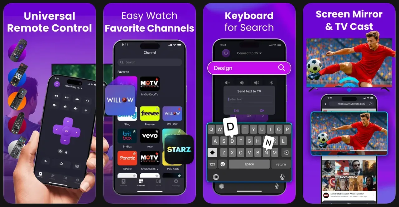 Universal Remote for Smart TV