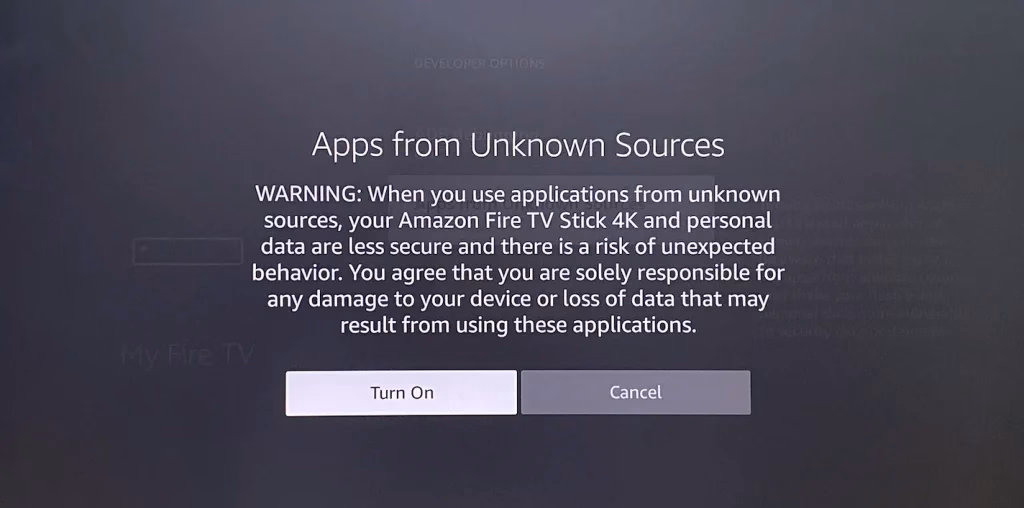 Allow to install unknown apps on Firestick