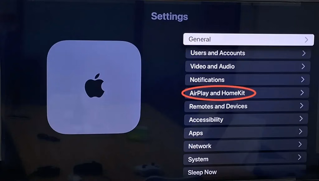 Airplay on Apple TV