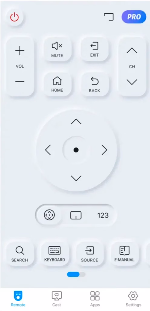 Télécommande virtuelle pour TV Samsung